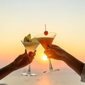 Happy Hour – Rooftop Sunset